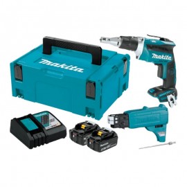 Akumuliatorinis suktuvas su priedais MAKITA DFS 452TJX2